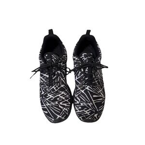 Nike Womens Shoes Size 7.5 Roshe  One 844994-002 Black White Zebra Sneakers